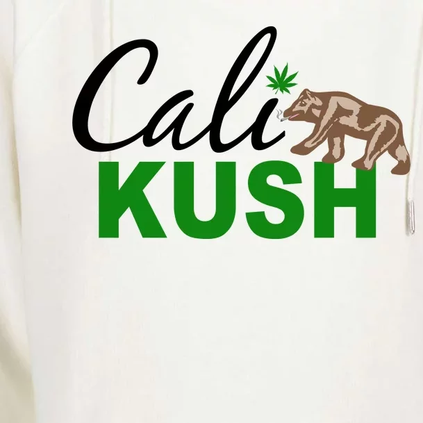 Cali Kush Weed California Republic Womens Funnel Neck Pullover Hood