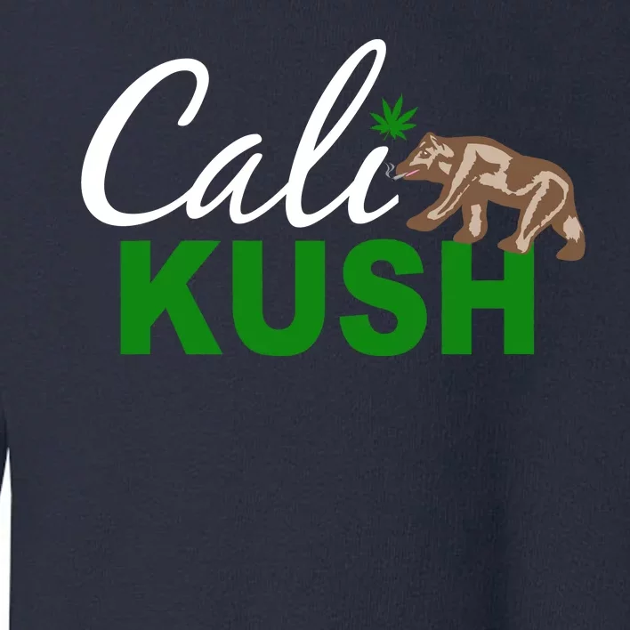 Cali Kush Weed California Republic Toddler Sweatshirt