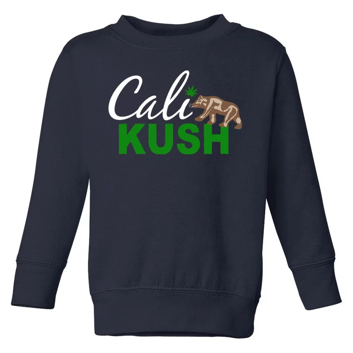 Cali Kush Weed California Republic Toddler Sweatshirt