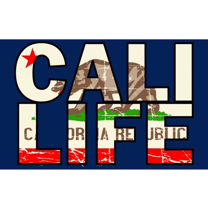 Cali Life Logo Flag Bumper Sticker