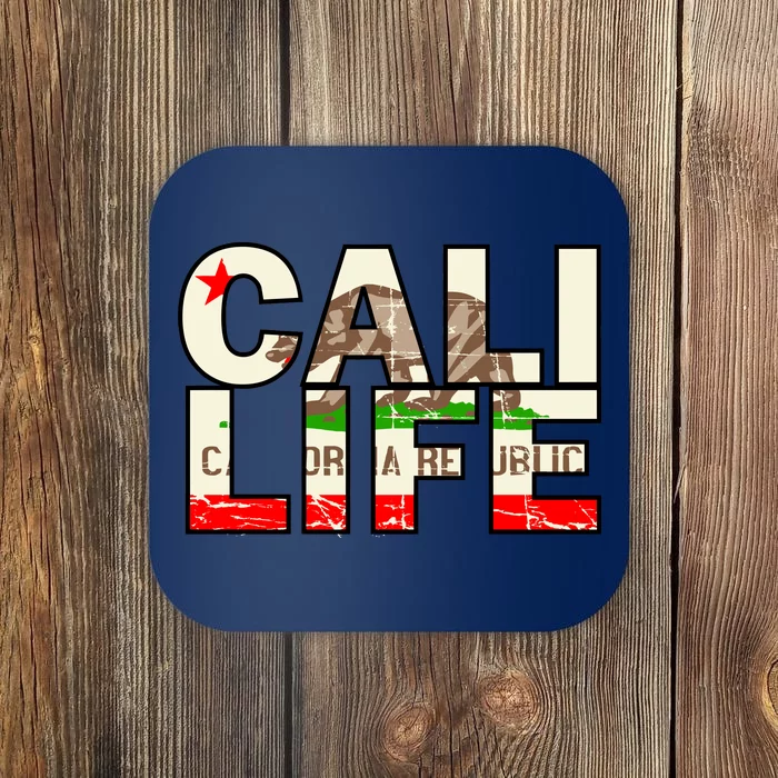 Cali Life Logo Flag Coaster