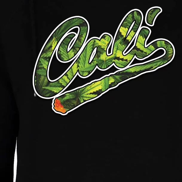 Cali Weed Womens Funnel Neck Pullover Hood