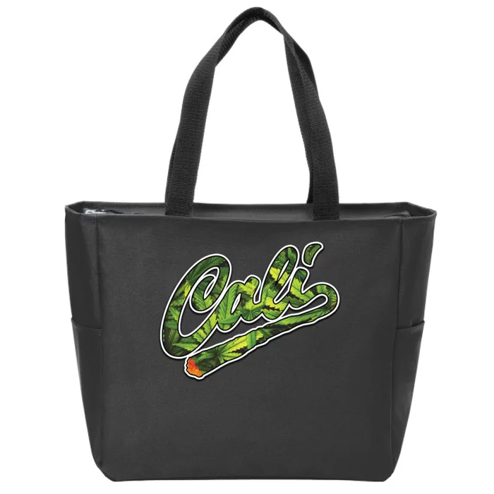 Cali Weed Zip Tote Bag