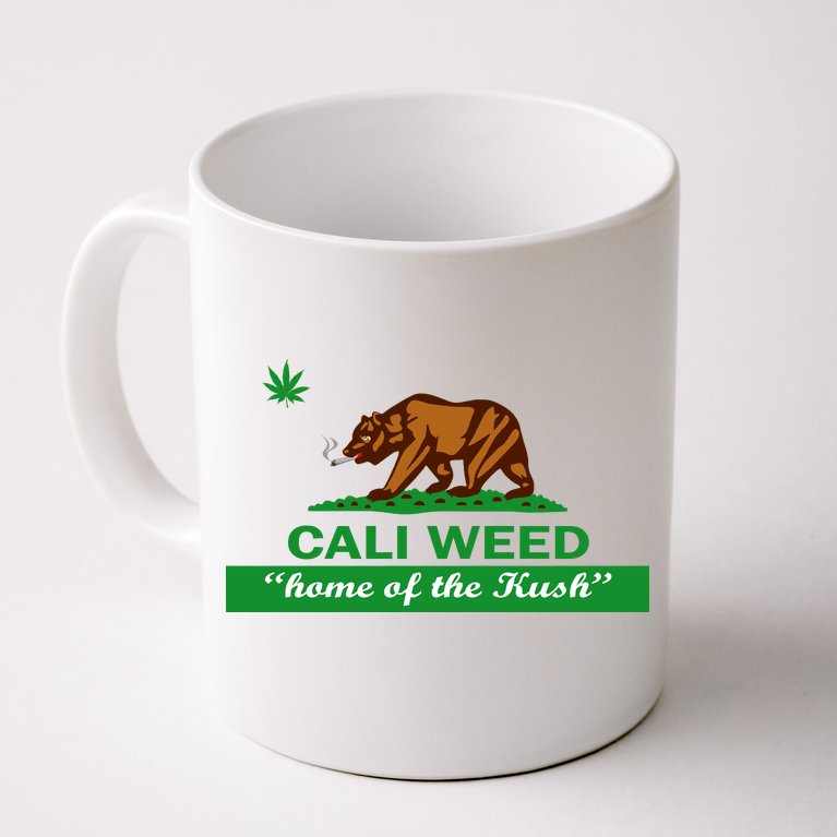 Cali Weed California Republic Flag Coffee Mug