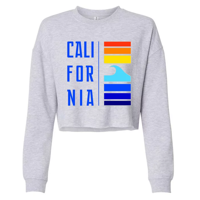 California Cropped Pullover Crew