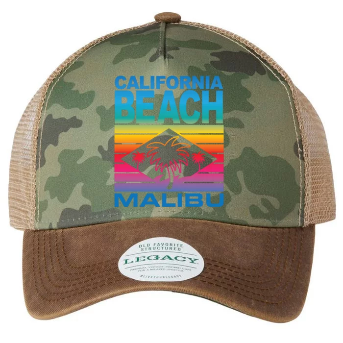 California Beach Retro Vibes Legacy Tie Dye Trucker Hat