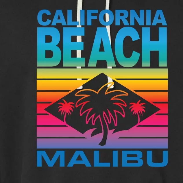 California Beach Retro Vibes Garment-Dyed Fleece Hoodie