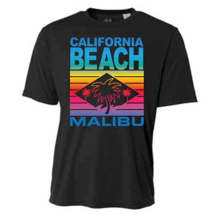 California Beach Retro Vibes Cooling Performance Crew T-Shirt