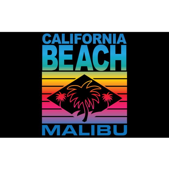 California Beach Retro Vibes Bumper Sticker