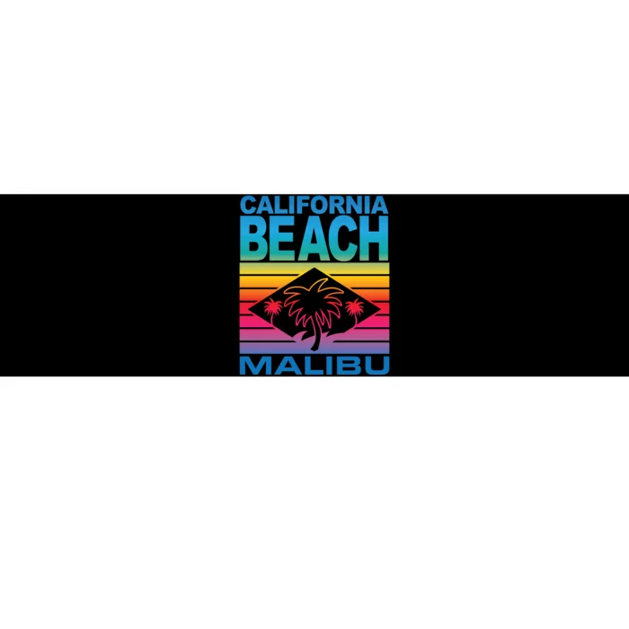 California Beach Retro Vibes Bumper Sticker