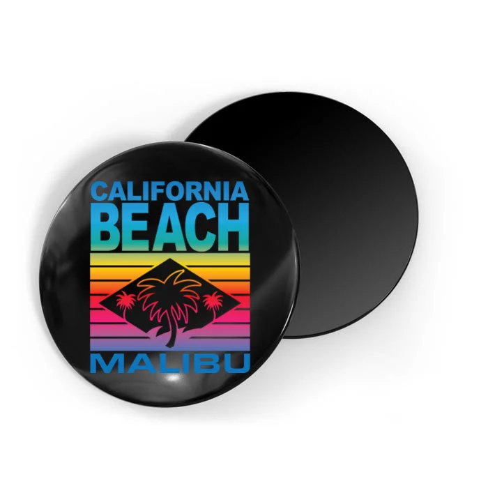 California Beach Retro Vibes Magnet