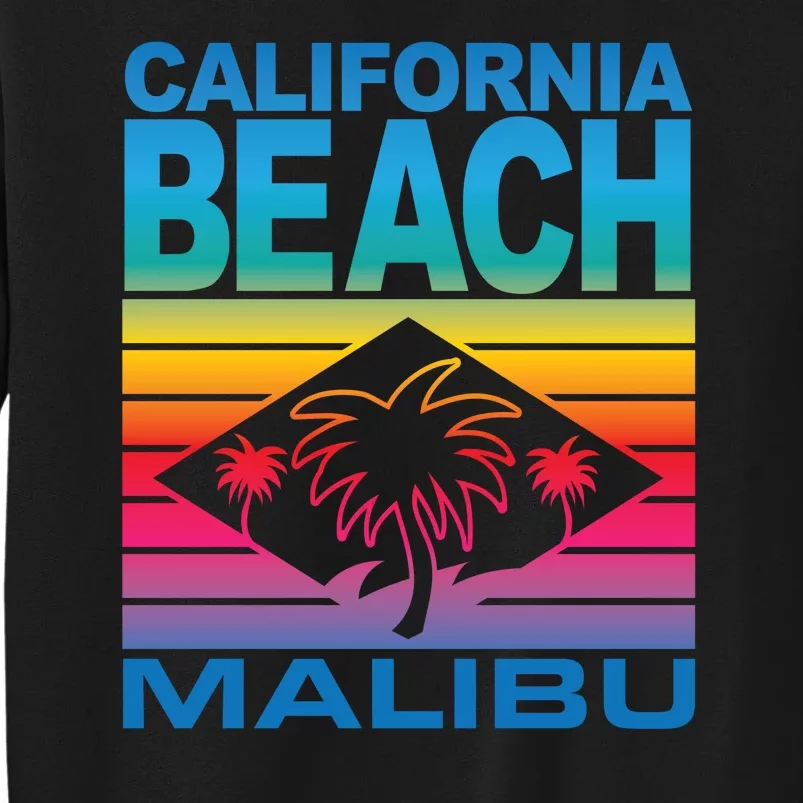 California Beach Retro Vibes Tall Sweatshirt