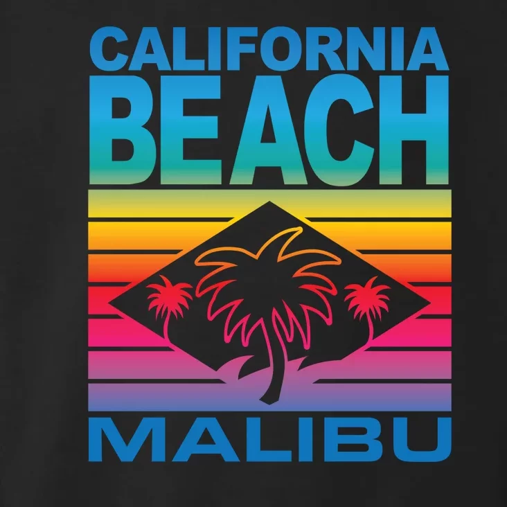 California Beach Retro Vibes Toddler Hoodie