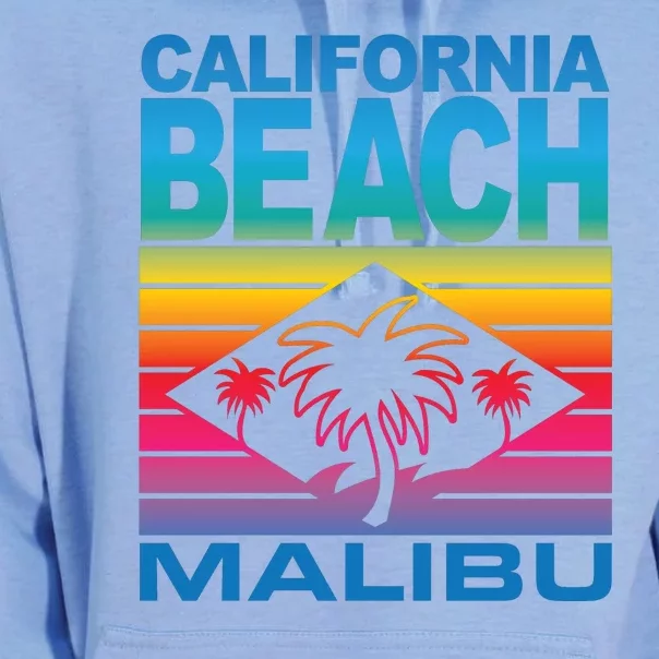 California Beach Retro Vibes Unisex Surf Hoodie