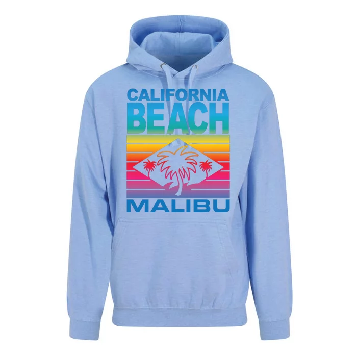 California Beach Retro Vibes Unisex Surf Hoodie