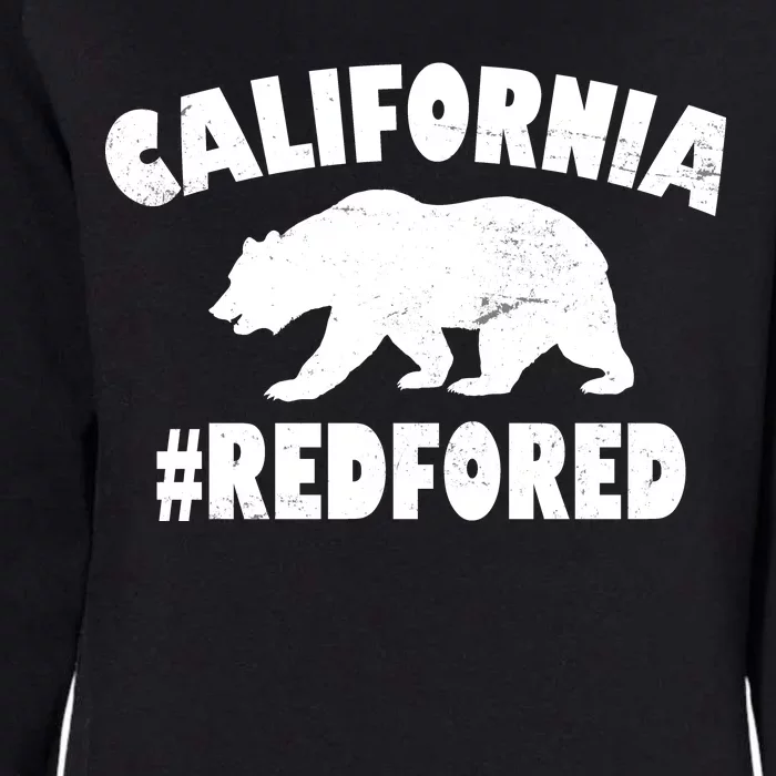 California Bear #RedForEd Womens California Wash Sweatshirt