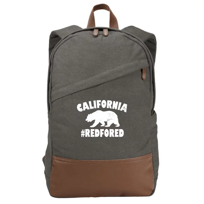 California Bear #RedForEd Cotton Canvas Backpack