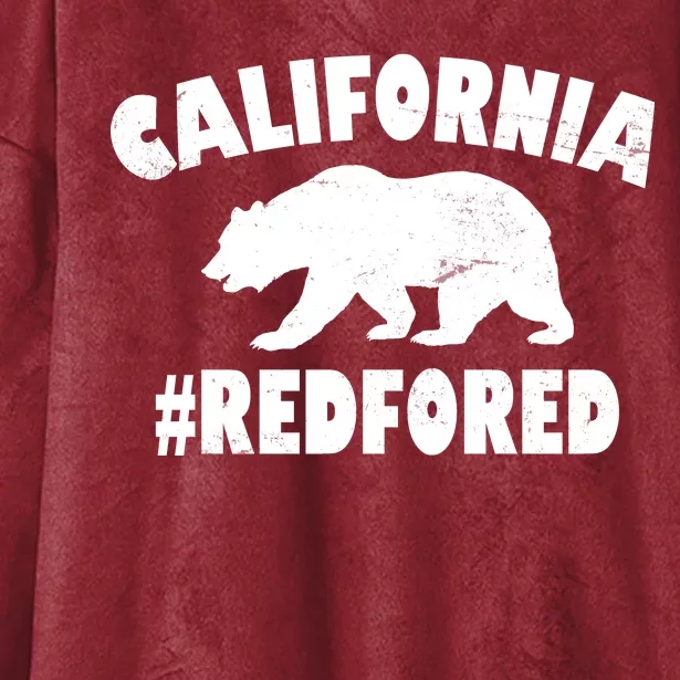 California Bear #RedForEd Hooded Wearable Blanket