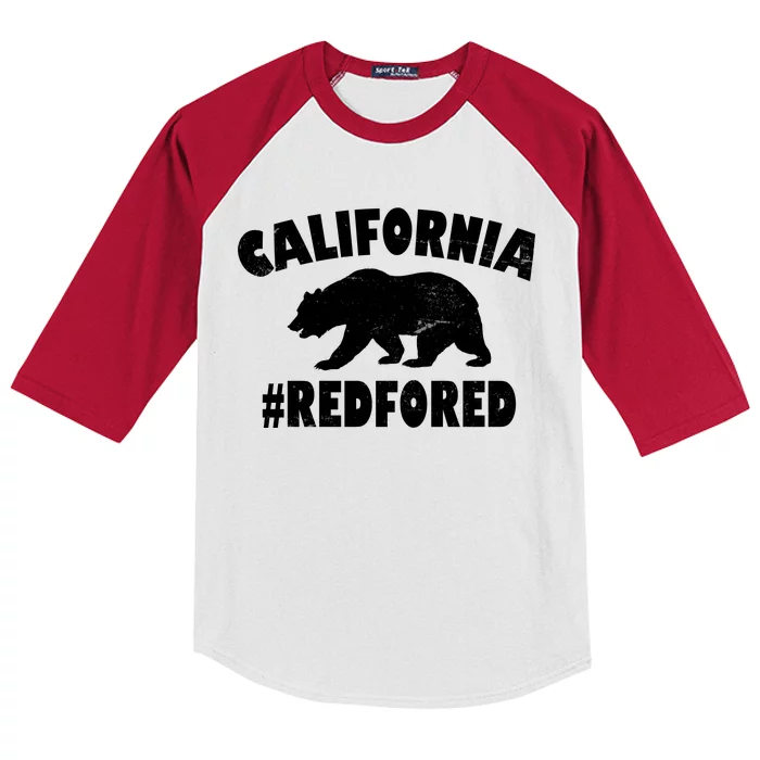 California Bear #RedForEd Kids Colorblock Raglan Jersey