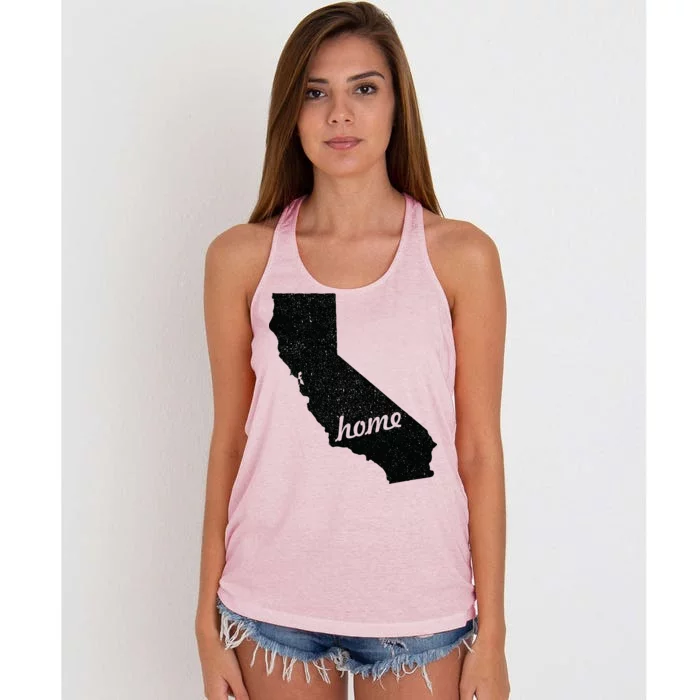 California Cali Home State Women's Knotted Racerback Tank