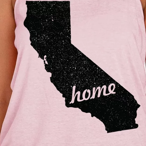 California Cali Home State Women's Knotted Racerback Tank