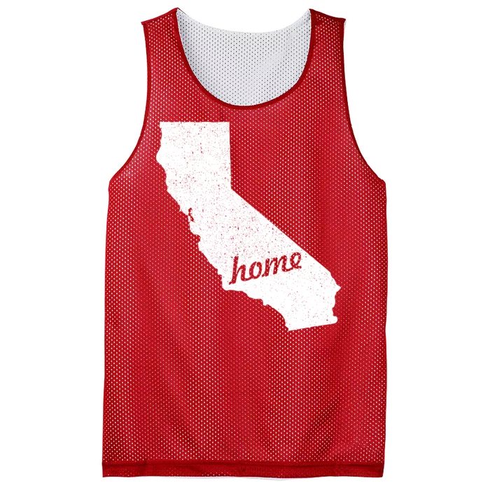 California Cali Home State Mesh Reversible Basketball Jersey Tank