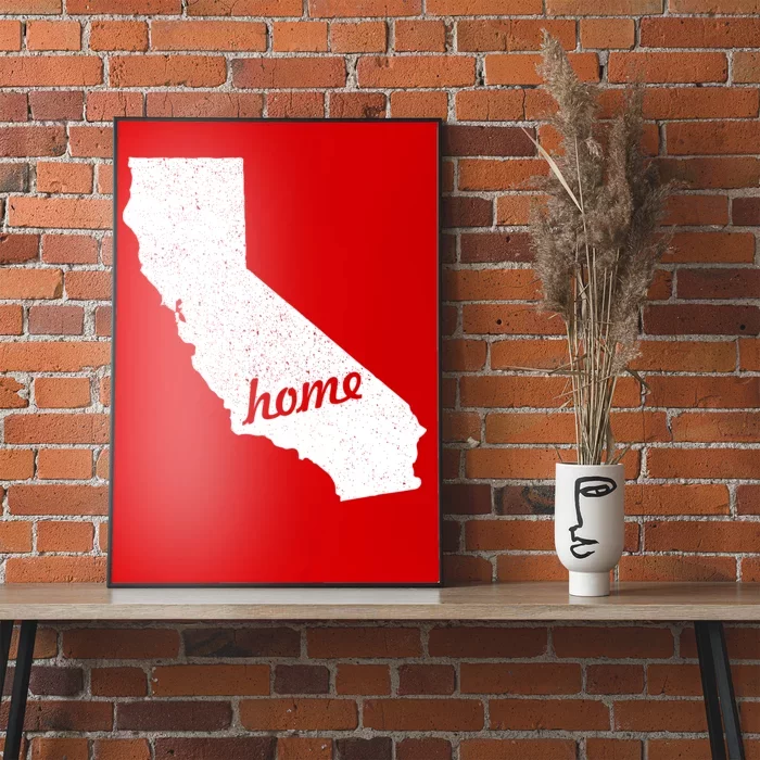 California Cali Home State Poster