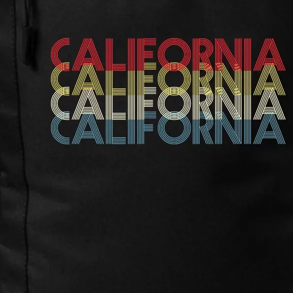 California Disco Lettering Daily Commute Backpack