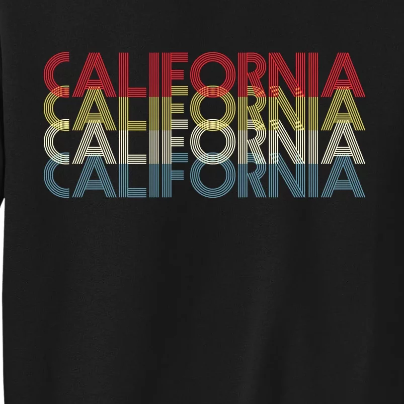 California Disco Lettering Tall Sweatshirt