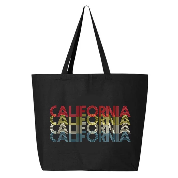 California Disco Lettering 25L Jumbo Tote