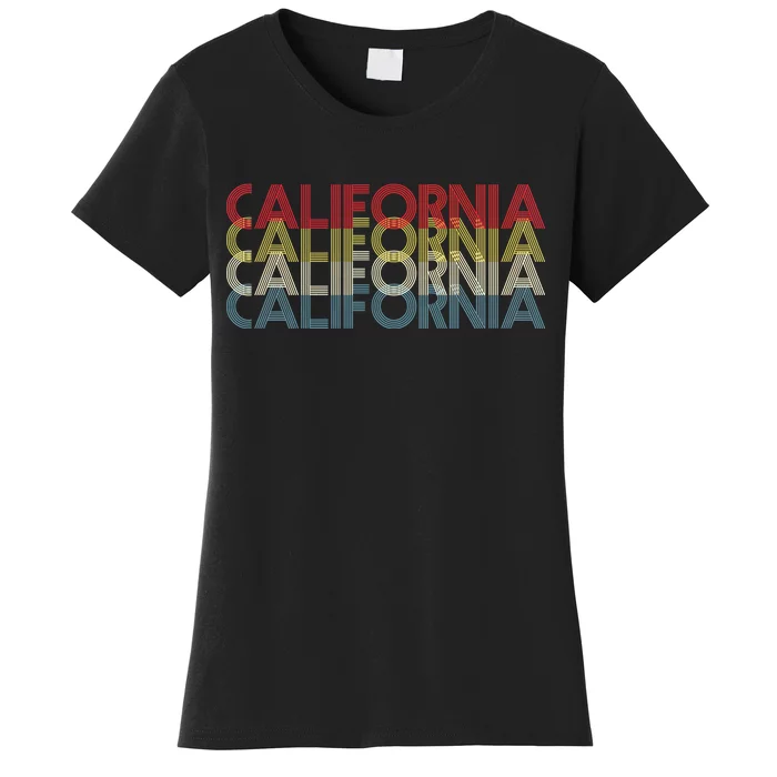 California Disco Lettering Women's T-Shirt