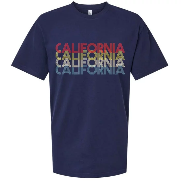 California Disco Lettering Sueded Cloud Jersey T-Shirt