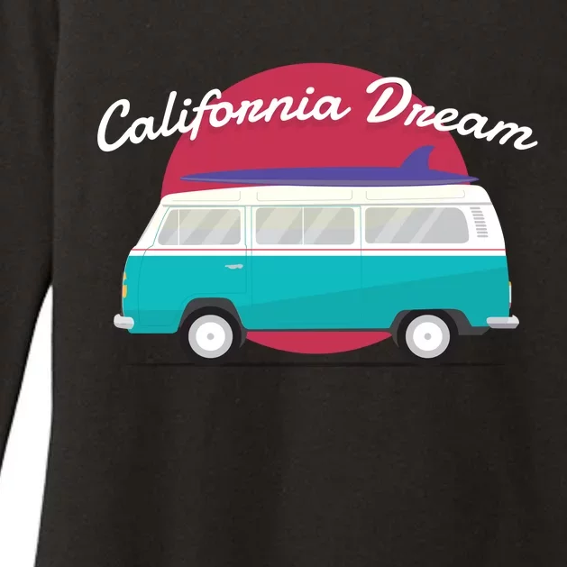 California Dream Van Womens CVC Long Sleeve Shirt