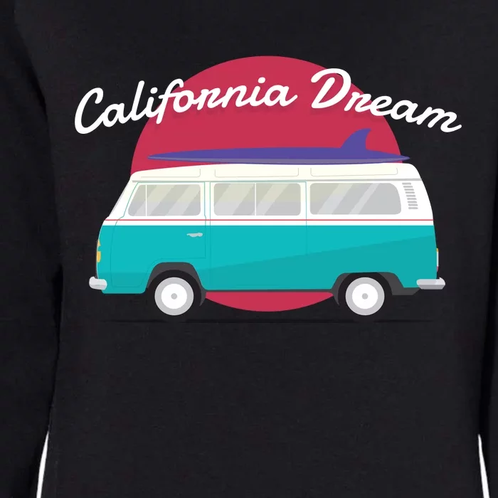 California Dream Van Womens California Wash Sweatshirt