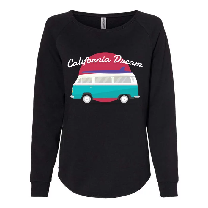 California Dream Van Womens California Wash Sweatshirt