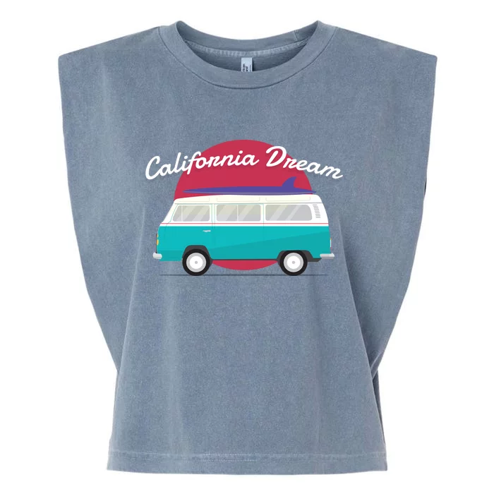 California Dream Van Garment-Dyed Women's Muscle Tee