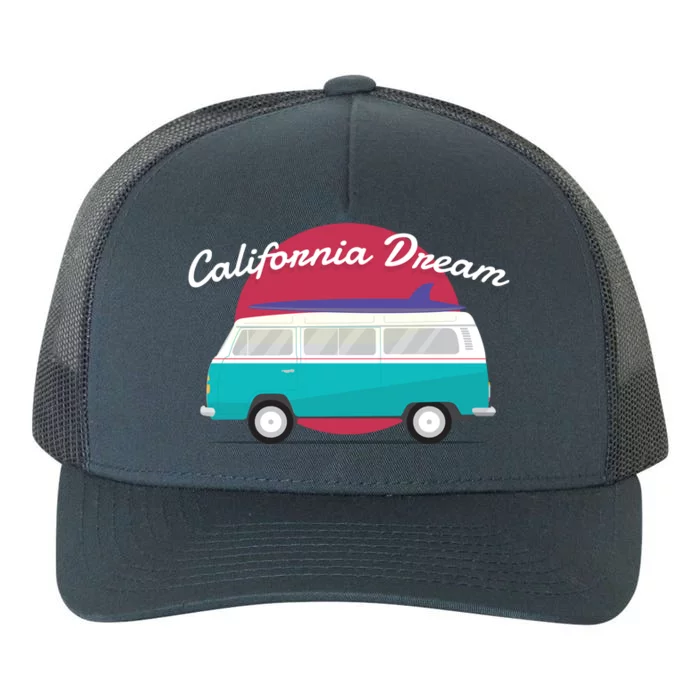 California Dream Van Yupoong Adult 5-Panel Trucker Hat