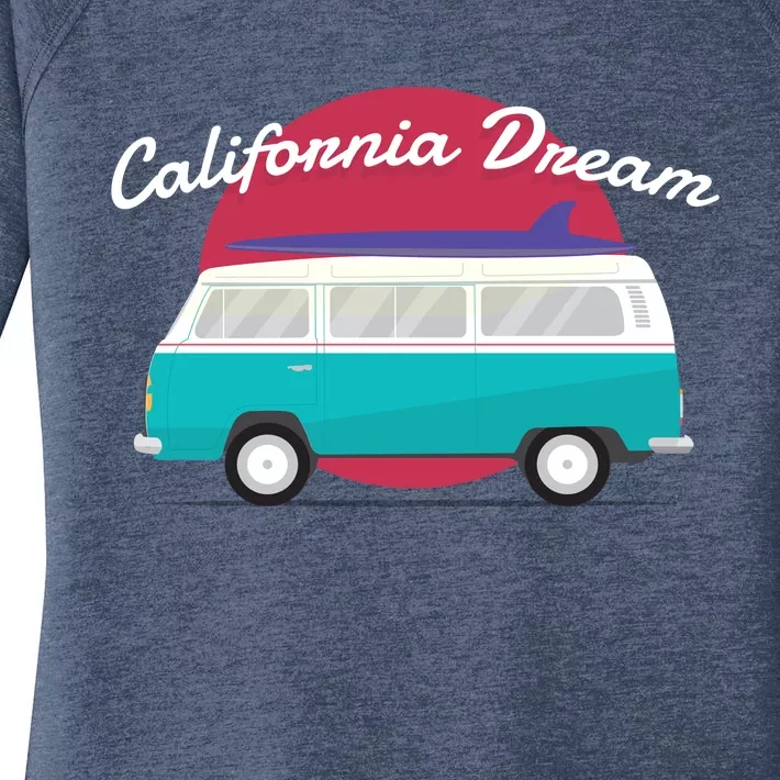 California Dream Van Women's Perfect Tri Tunic Long Sleeve Shirt