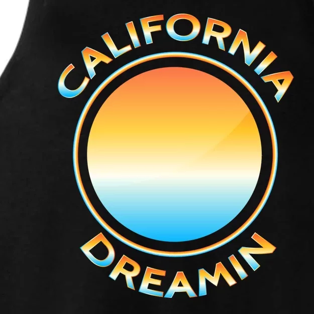 California Dreamin Ladies Tri-Blend Wicking Tank