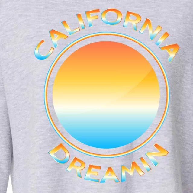 California Dreamin Cropped Pullover Crew