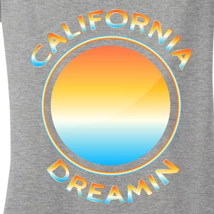 California Dreamin Women's V-Neck T-Shirt