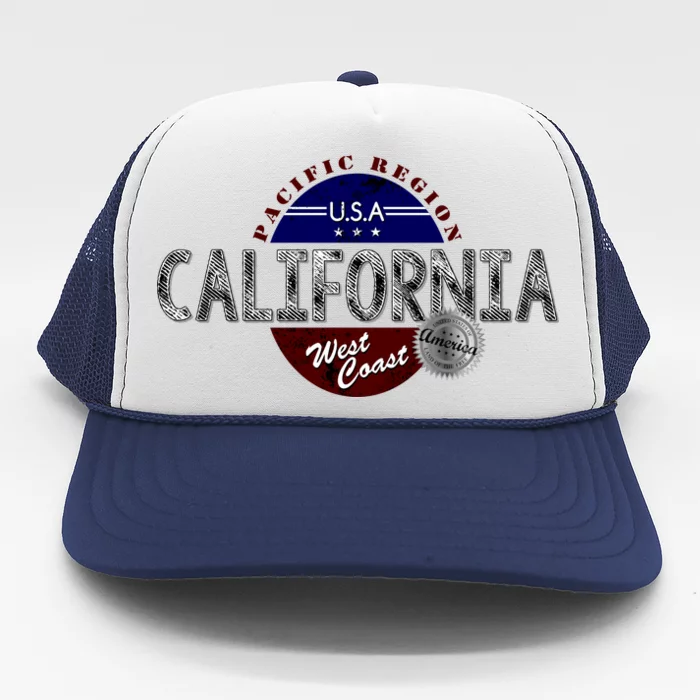 California Land of the Free Logo Trucker Hat