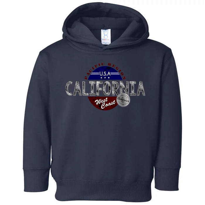 California Land of the Free Logo Toddler Hoodie