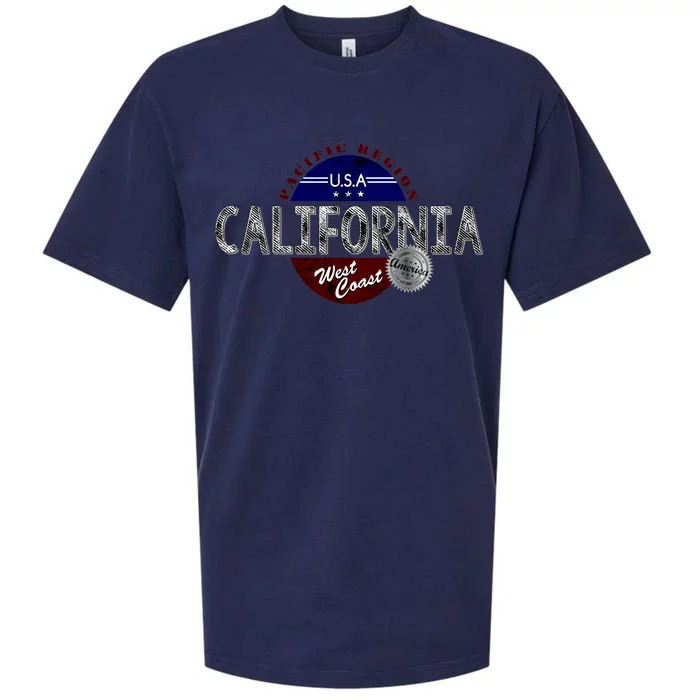 California Land of the Free Logo Sueded Cloud Jersey T-Shirt