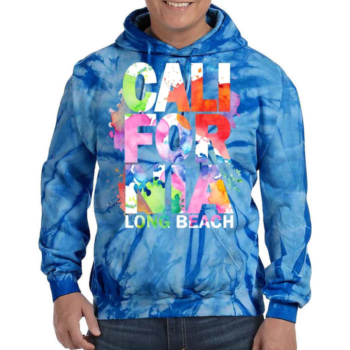 California Long Beach Tie Dye Hoodie