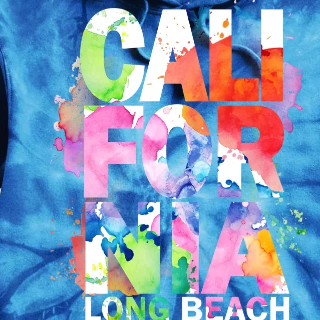 California Long Beach Tie Dye Hoodie