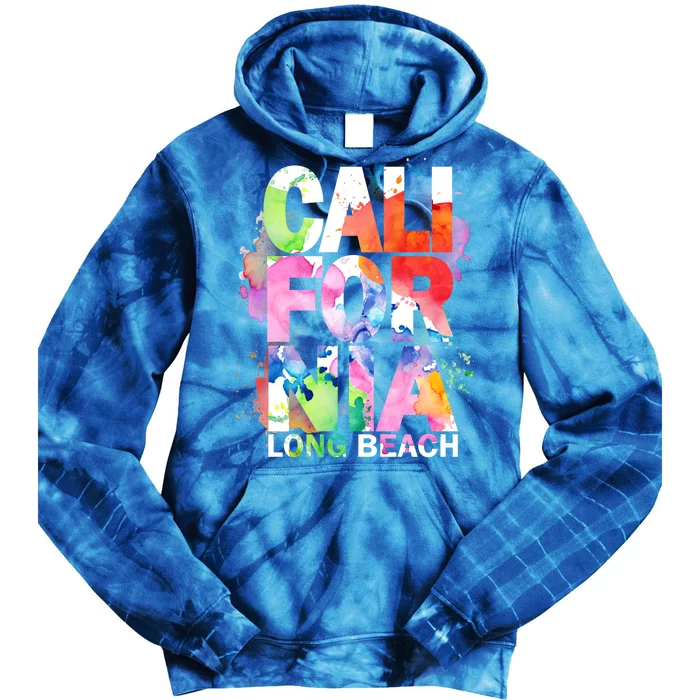 California Long Beach Tie Dye Hoodie