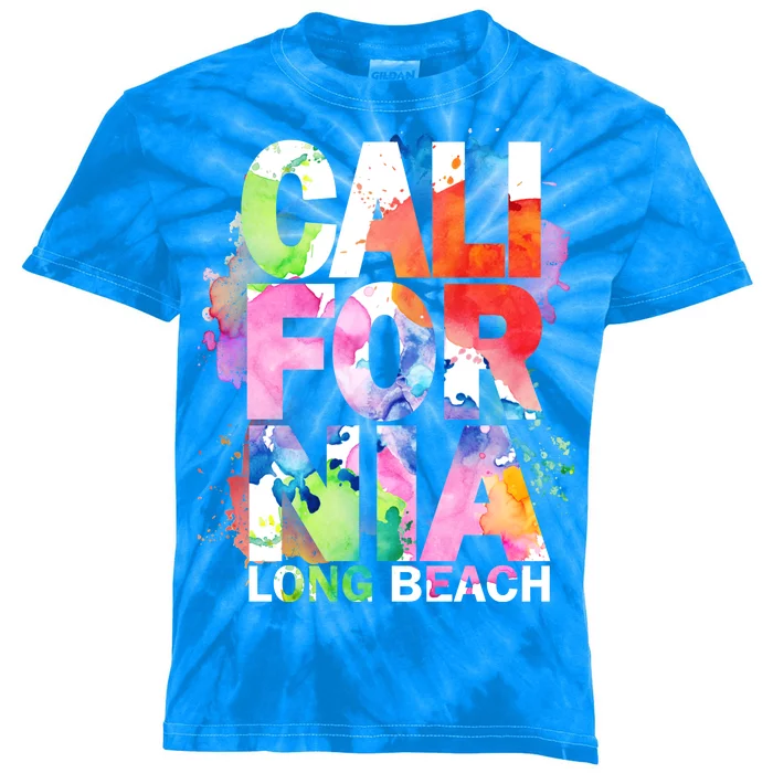 California Long Beach Kids Tie-Dye T-Shirt