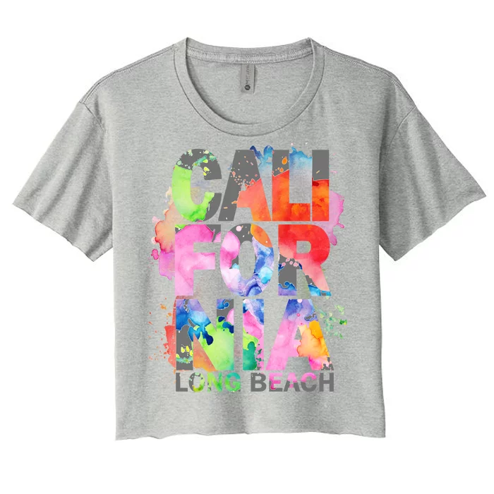 California Long Beach Women's Crop Top Tee