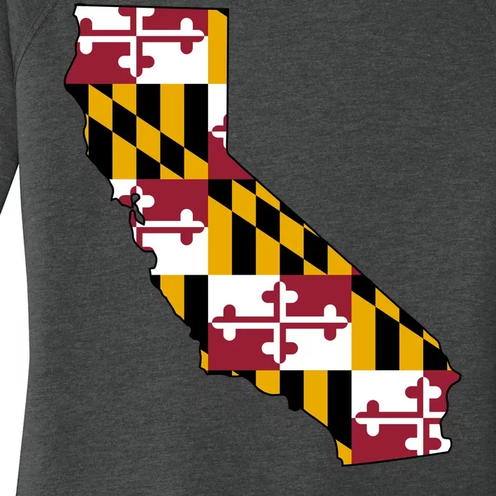 California Maryland Flag Women's Perfect Tri Tunic Long Sleeve Shirt